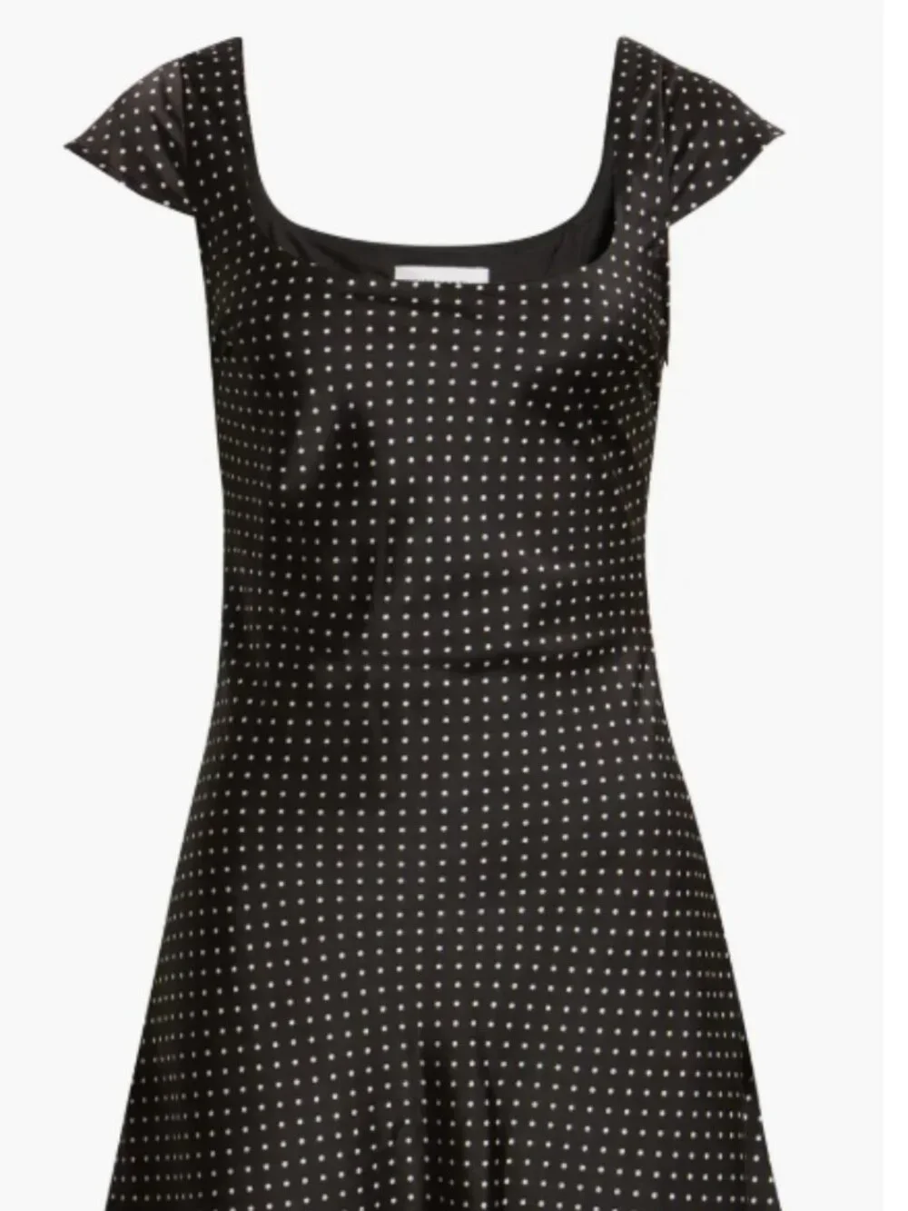 Princess Polly Lucienna Polka Dot Mini Dress Black White Size 6 NWT - Picture 10 of 13